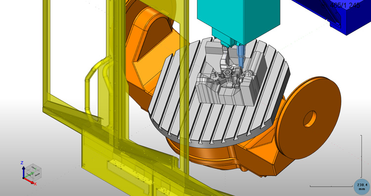 Machine tool simulation3